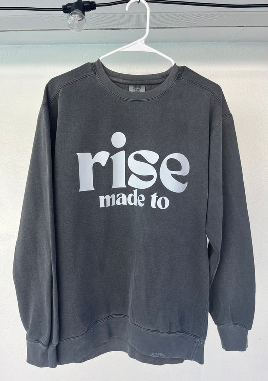 Made to Rise Gray Sweatshirt